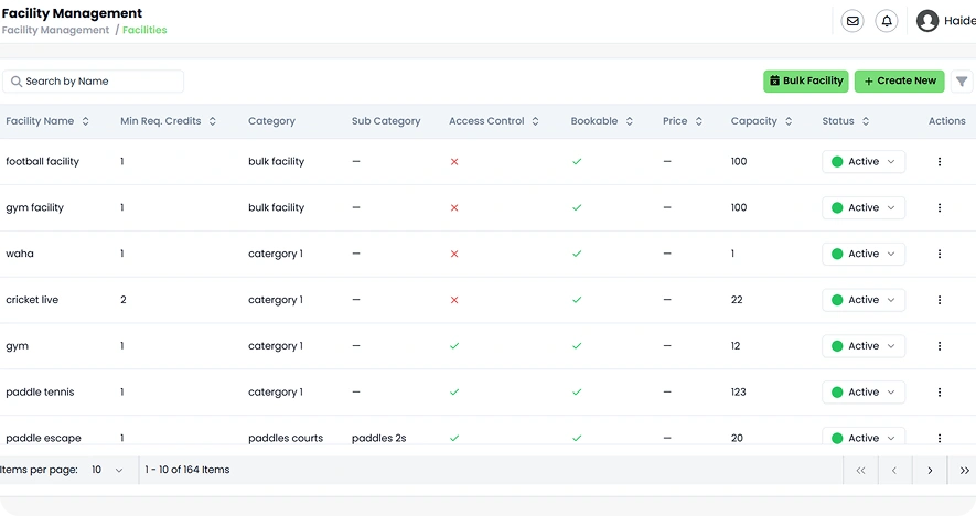 Facility & Smart Scheduling Management